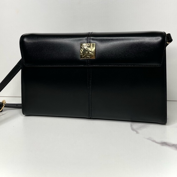 Bags Vintage Ysl Black Leather Crossbody Bag Comes With Coa Poshmark